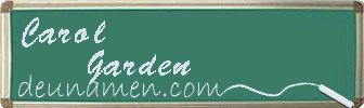 Carol Garden Visitenkarte